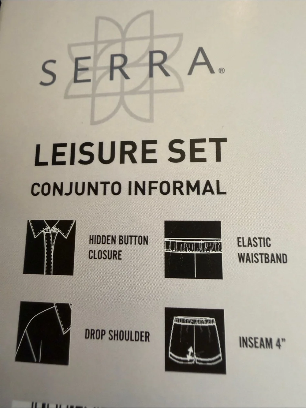 Serra Navy Lemon-Print Two-Piece Set xl - Picture 3 of 4